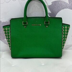 Michael Kors Green Tote Bag